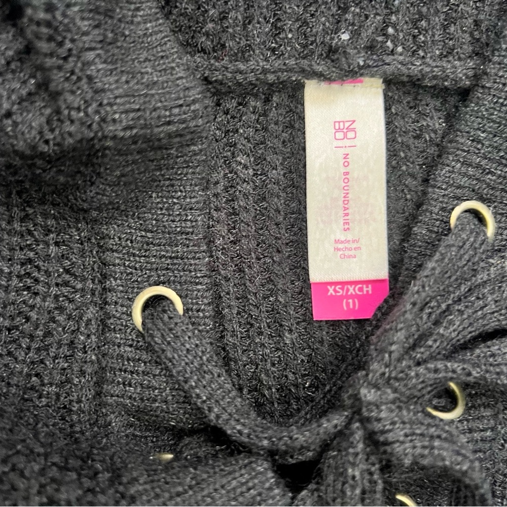 No Boundaries Knit Hoodie - Picture 4 of 5